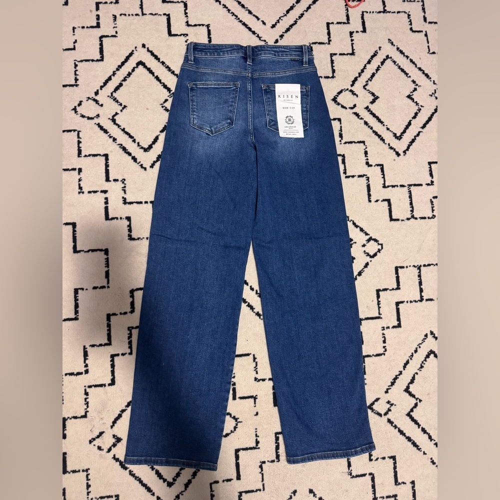 High Rise Blue Jeans - Picture 3 of 4